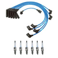 NGK 7mm Wire Set & Denso Platinum Spark Plug Kit for Mighty Max Montero (1983–1996)