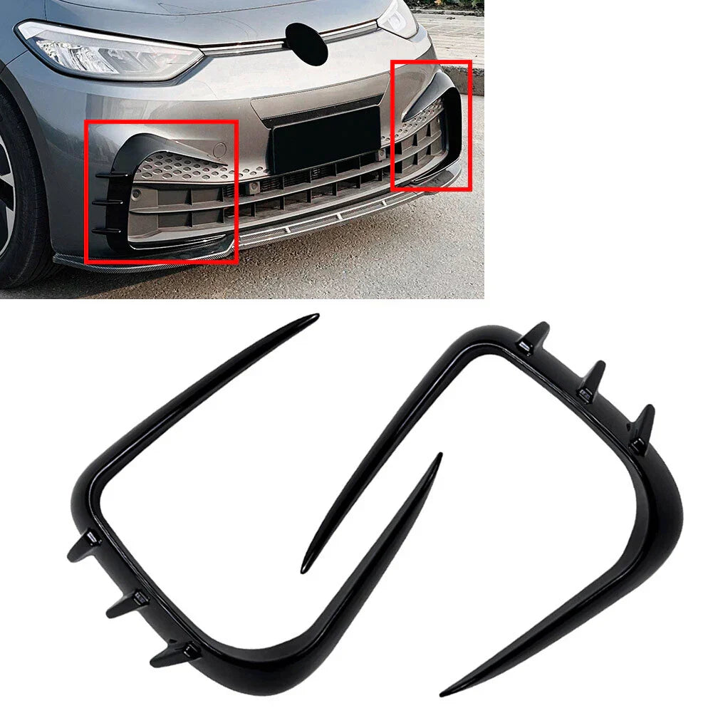 Front Bumper Side Air Vent Trim for Volkswagen ID.3 (2019-2022) Black