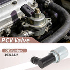 PCV Valve for Buick Century (1983–1986) 19313317 Plastic Metal Black Silver Tone