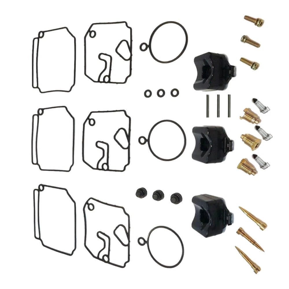 Carburetor Rebuild Kit 3 Pack for Yamaha Outboard 40Hp/50Hp (1989–2006)