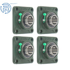 Set of 4 UCF206-20 Pillow Block Flange Bearings 1-1/4" Bore