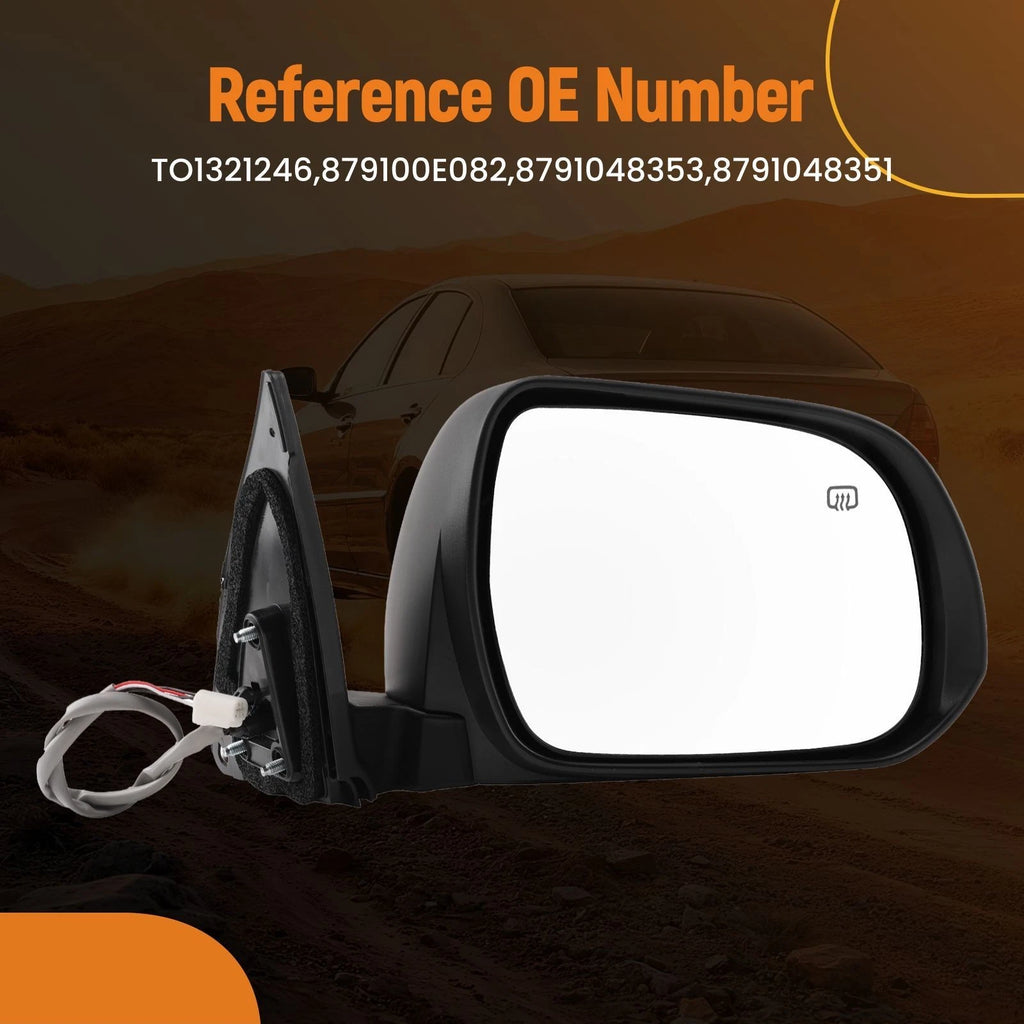 Right Side View Mirror for Toyota Highlander (2010–2013) 879100E082 Heated