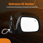 Right Side View Mirror for Toyota Highlander (2010–2013) 879100E082 Heated