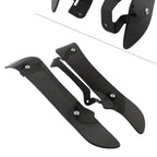 Motorcycle Side Spoilers Wind Deflectors for BMW K1600GT (2017-2023) Black