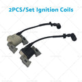 Set of 2 Ignition Coils for Honda GX610 GX620 GX670 (20HP 24HP)
