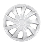 Set of 4 17" Universal Wheel Hub Caps Silver Wheel Cover Trim