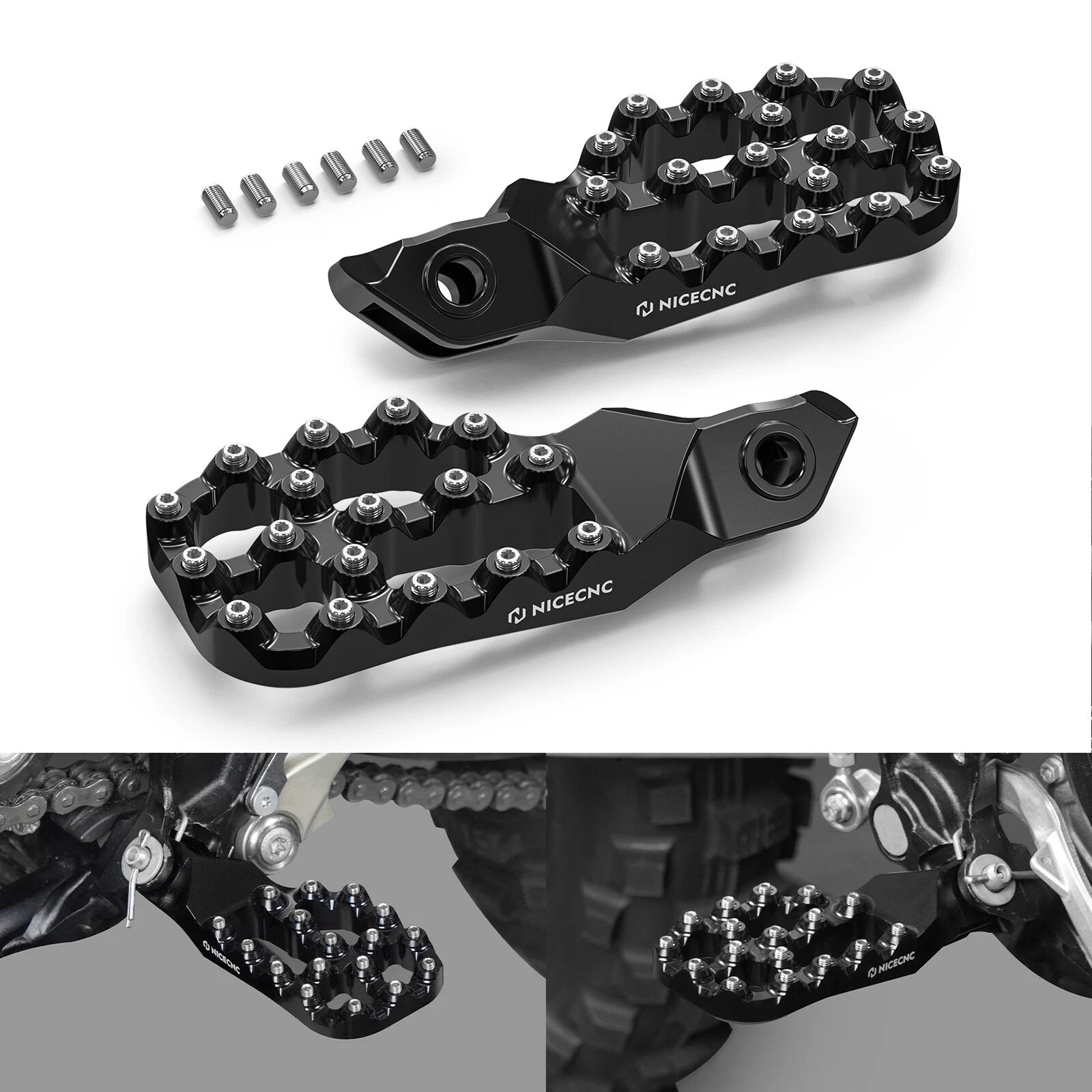Foot Pegs for KTM 150 200 250-500 EXC/EXCF/XCW/XCF-W/XW-F (2024)