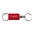 Red Anodized Aluminum Valet Keychain - Officially Licensed for Chrysler