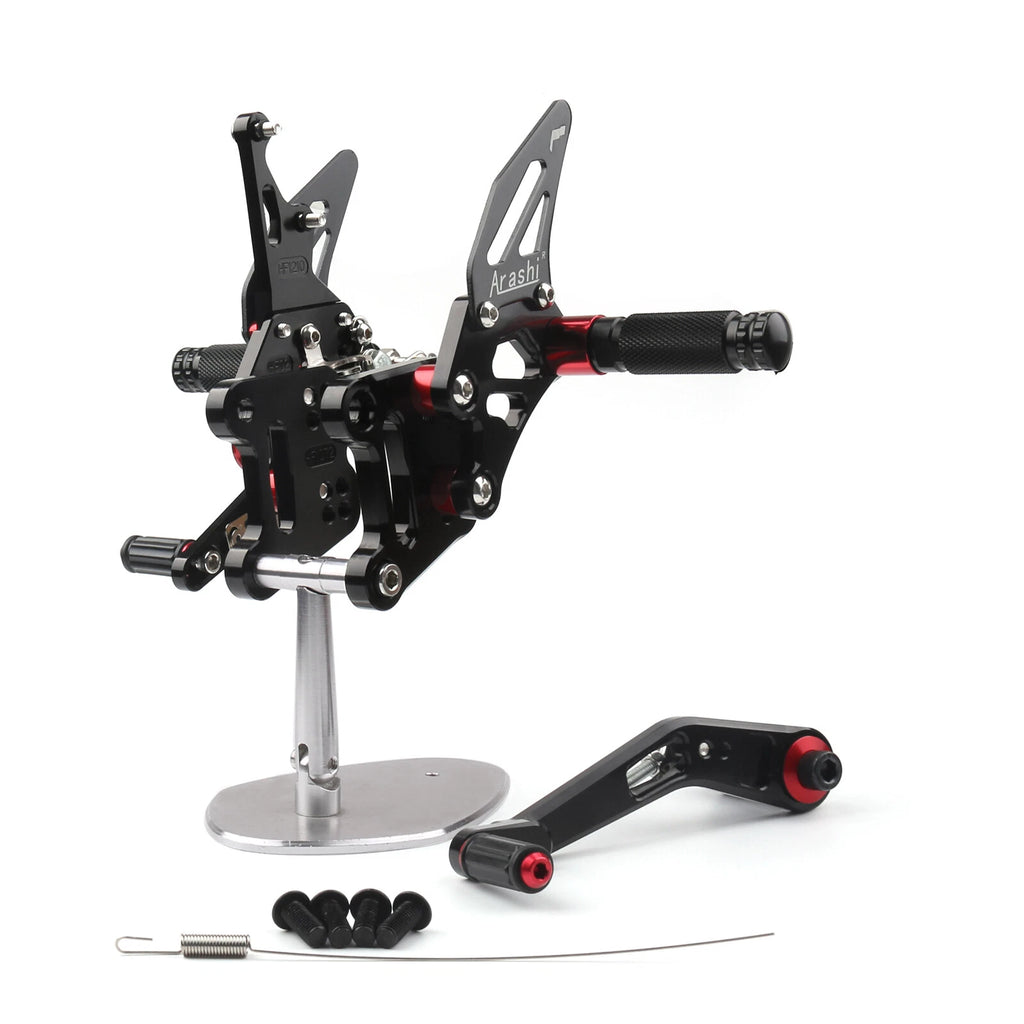 CNC Aluminum Rearsets Footpegs for Suzuki GSX-R 1000 (2017–2023)