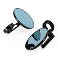 3" CNC Round Handlebar End Mirror for Motorcycle (7/8"-1" Bar)