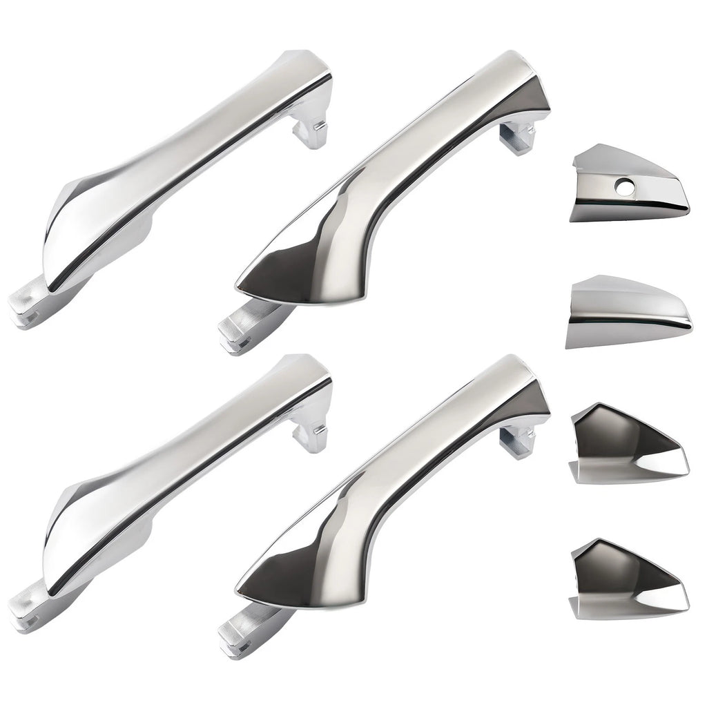 Set of 4 Chrome Door Handles for Honda Accord (2008–2012) Left Right Front Rear