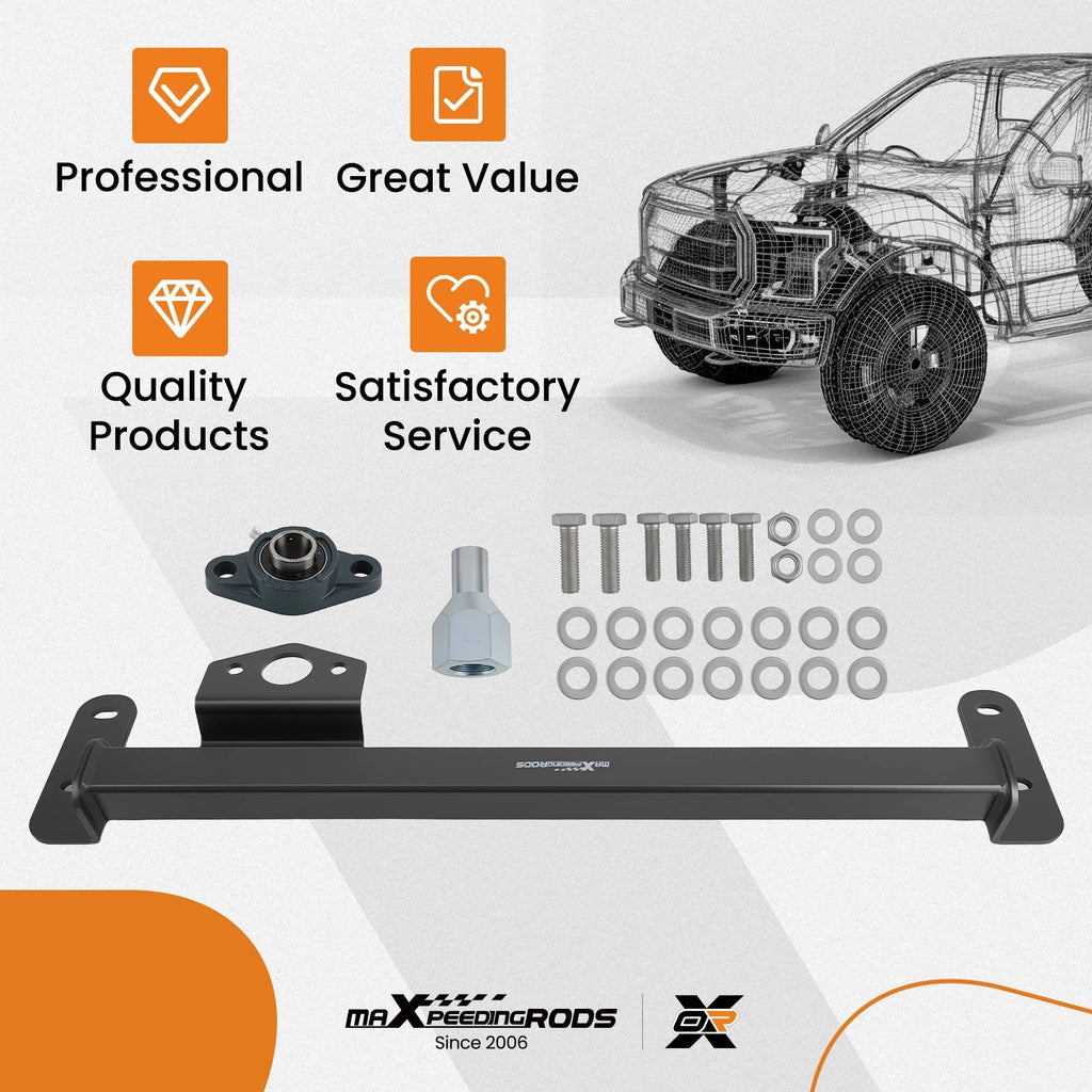 Front Steering Box Support Kit for Ram 2500 3500 4WD (2009-2023)