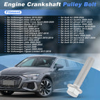 Crankshaft Pulley Bolt Kit WHT009475 for Audi A1 A3 A4 A5 A6 TT, VW EOS Golf