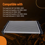 Coolant Radiator for Audi S4 Allroad (2000-2002)