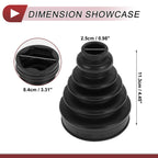 Inner CV Joint Boot Kit with Clamps for BMW X5 (2000–2006) - 31607565315