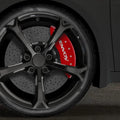 Front and Rear Red 'Envoy' Caliper Covers for 2006-2009 GMC Envoy by MGP