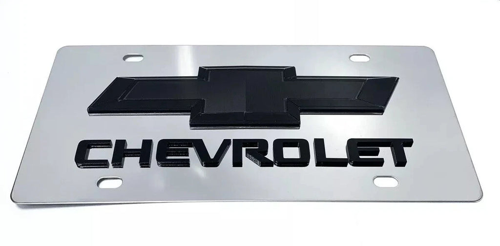 License Plate Frame Front Emblem for Chevrolet Bowtie (1958–1960)