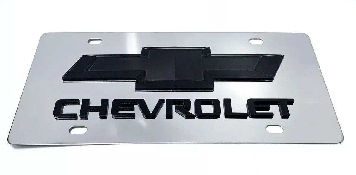 License Plate Frame Front Emblem for Chevrolet Bowtie (1958–1960)