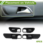 Interior Door Handle Bowl Cover Trim for Toyota Land Cruiser 250 (2024–2025) ABS