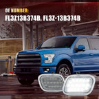 2X LED Tow Mirror Courtesy Light FL3Z13B374B for F-250 F-350 F-450 (2017–2022)