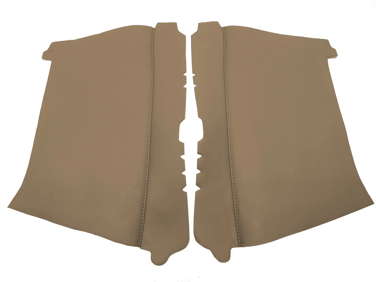 Door Panel Cover for Toyota 4Runner (2010–2020) Beige Tan PVC Leather