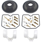 2X Carburetor Carb Kit Diaphragm Plunger for Kawasaki EN500 (1996–2009)