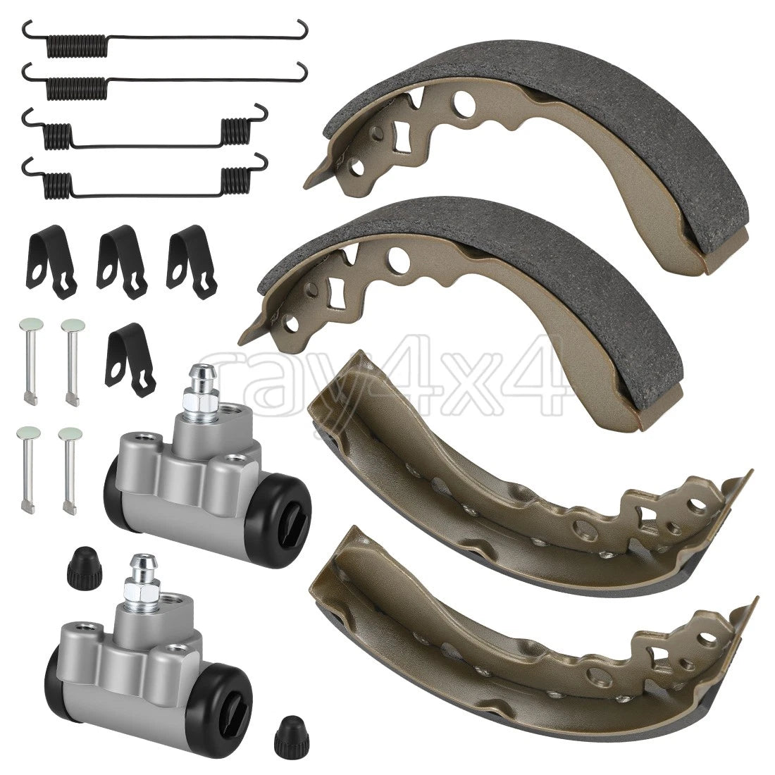 Front Brake Wheel Cylinders & Shoes for Suzuki QuadRunner 250 4x4 (1999–2002)