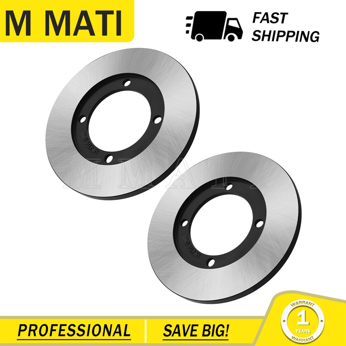 2X Front Brake Disc Rotor for Honda Pioneer 500 SXS500M2 (2015–2023) 45251-HL3-A00