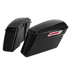 Saddle Bags for Harley Touring Dyna Softail (2014–2023) Vivid Black
