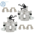 Set of 2 Rear Brake Calipers with Bracket for Audi A3 (2006–2008) & VW (2005–2010)