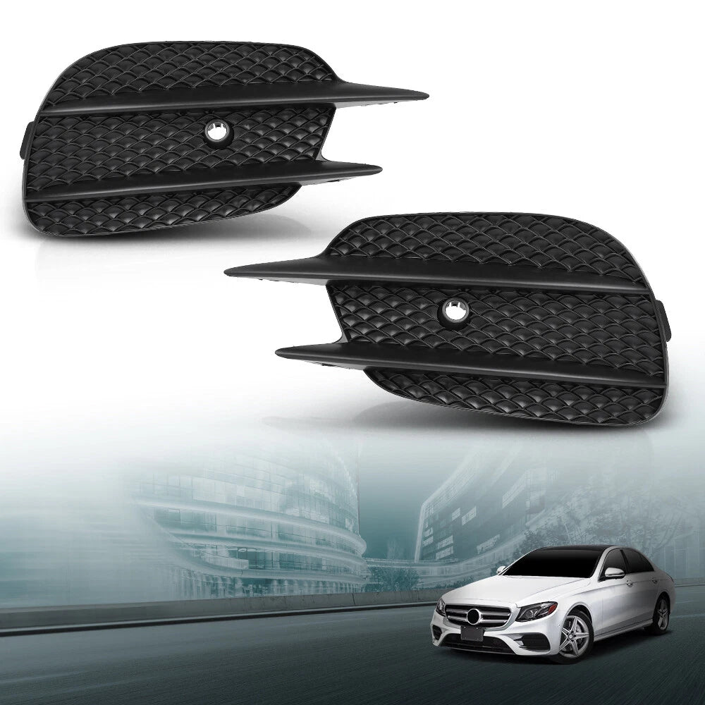 Set of 2 Front Bumper Fog Light Covers for Mercedes Benz E Class W213