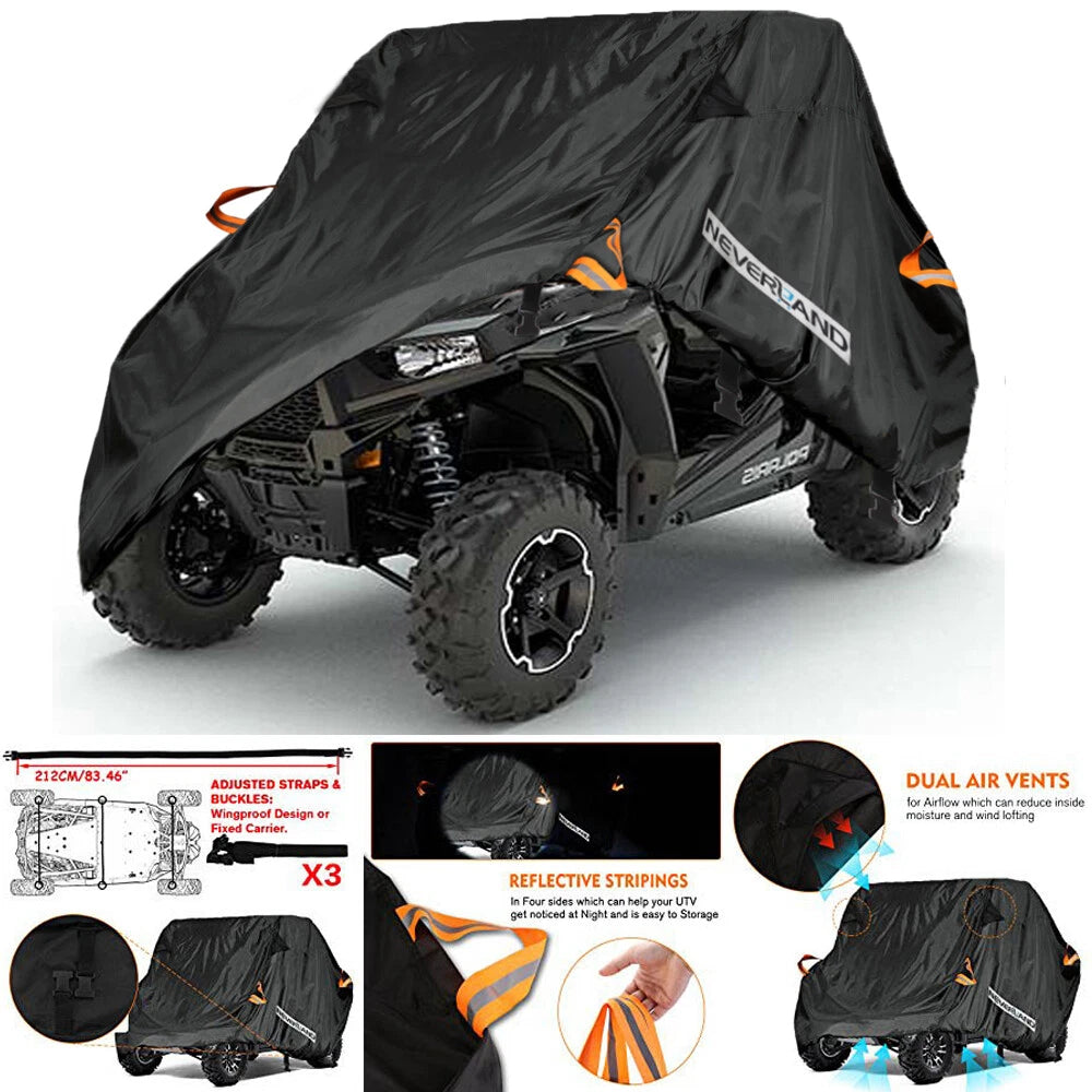 UTV Storage Cover 300D for Honda Pioneer 500 700 700-4 (2016–2023)