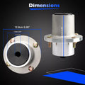 2X Deck Blade Spindle for Hustler Fastrak Raptor SDX SD (48" 54" 60")