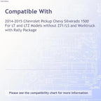Replacement Chrome Polypropylene Front Grille for See compatibility Chart