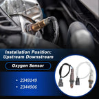 2X Upstream Downstream Oxygen Sensor for Nissan Rogue 2.5L L4 (2014–2018)
