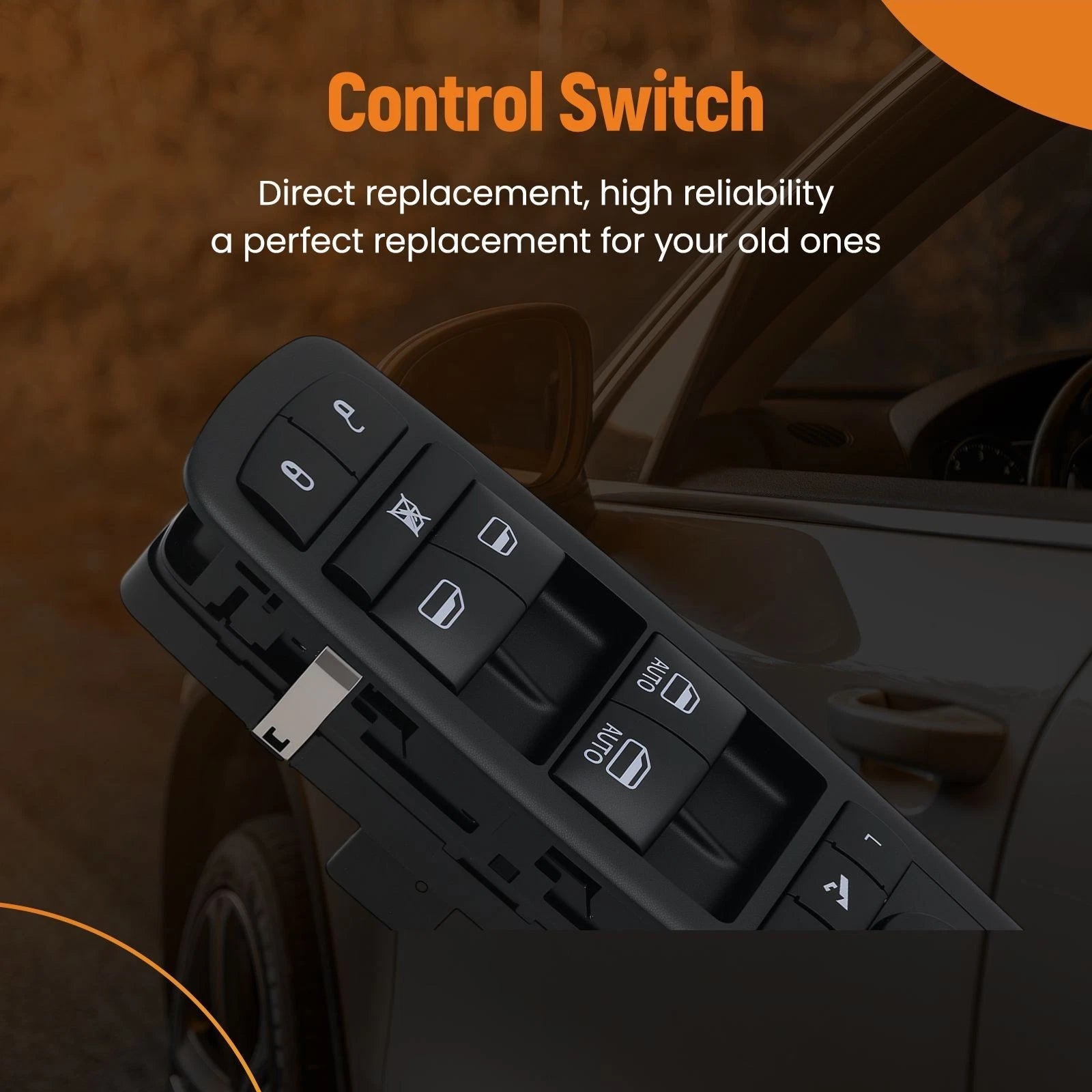 Front Left Power Window Switch for Chrysler Town & Country (2008–2012) 4602536AD
