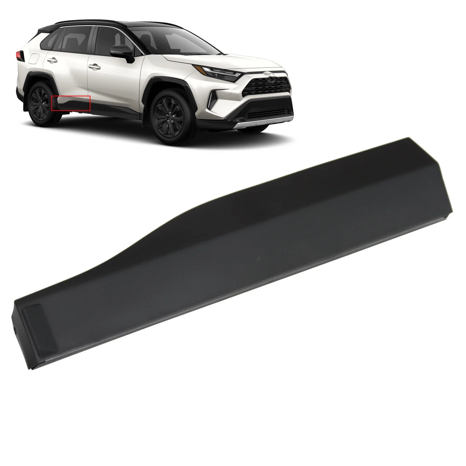Rear Right Door Lower Molding Trim for Toyota RAV4 (2019–2022)