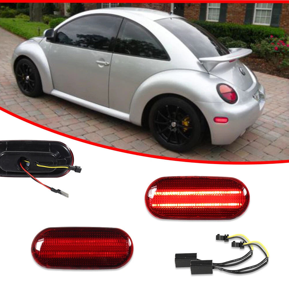 Set of 2 LED Side Marker Parking Lights for Volkswagen Beetle (1998–2005)