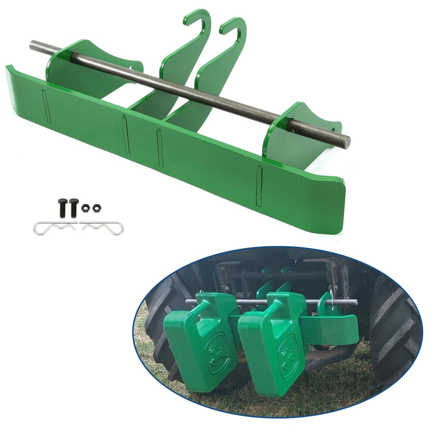Rear Weight Bar Bracket for John Deere 316 318 322 332 420 430 (1970–1990)