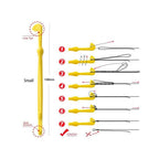 2X Crochet Plastic Thread Hooks for Sea Fishing Yarn Rope Kit