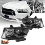 Headlight Set for Dodge Charger (2011–2014) - Black Housing, Clear Corner