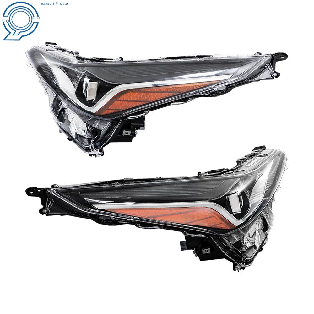LED Headlights for Toyota Prius (2019–2022) Black Housing Left+Right
