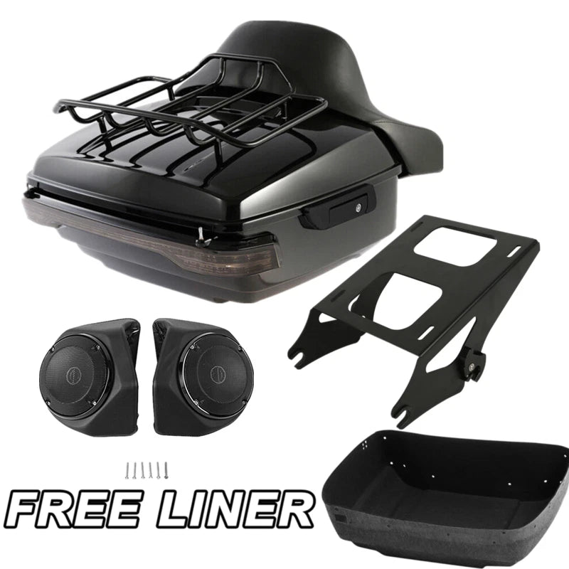 Trunk Tail Light Speaker Mount Rack for Harley Touring (2014–2026)