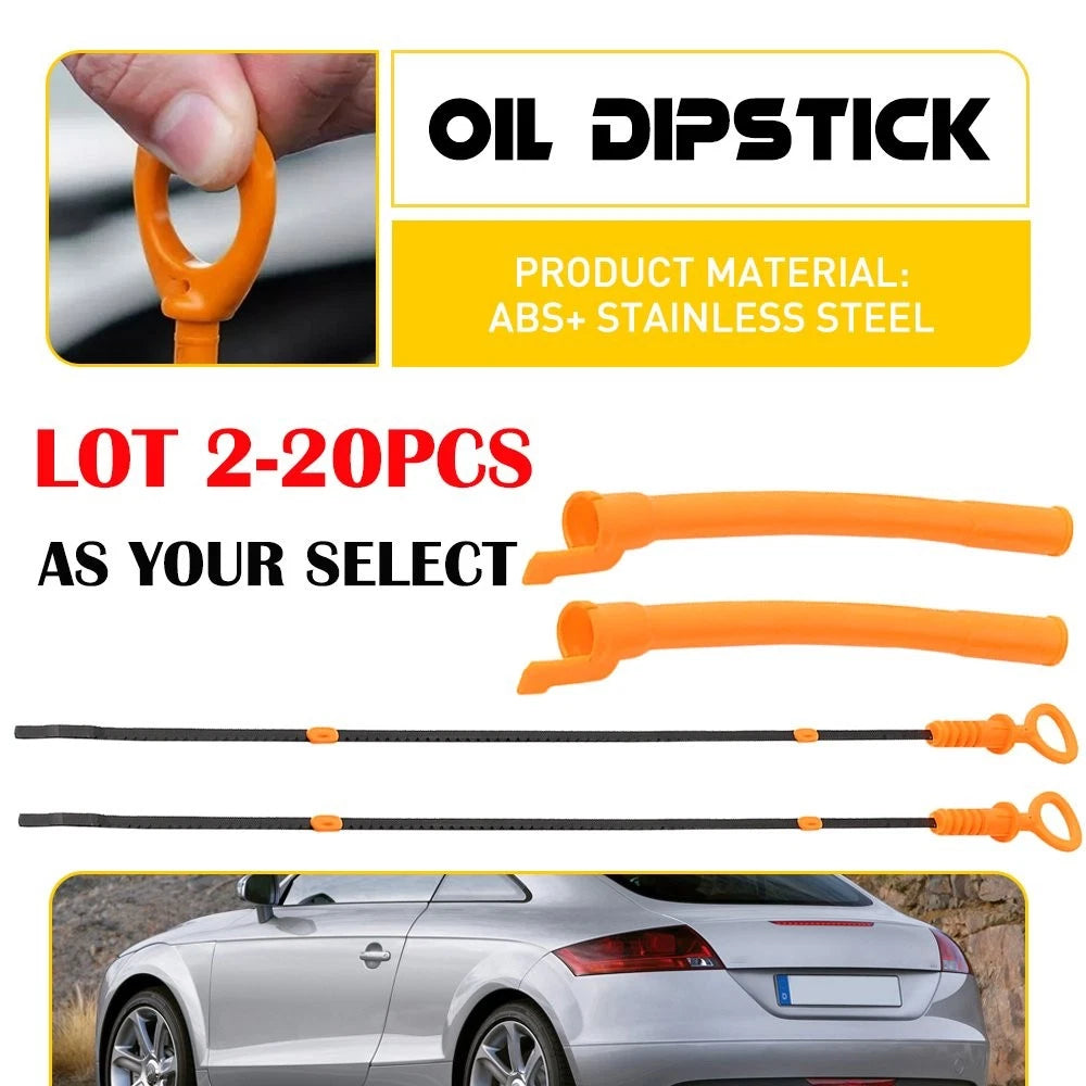2X Oil Dipstick Tube for Audi TT TT Quattro VW Jetta Golf Beetle (2000–2019)