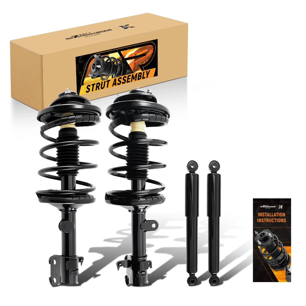 Set of 2 Front & Rear Shock Struts for Honda Odyssey (1999–2004)