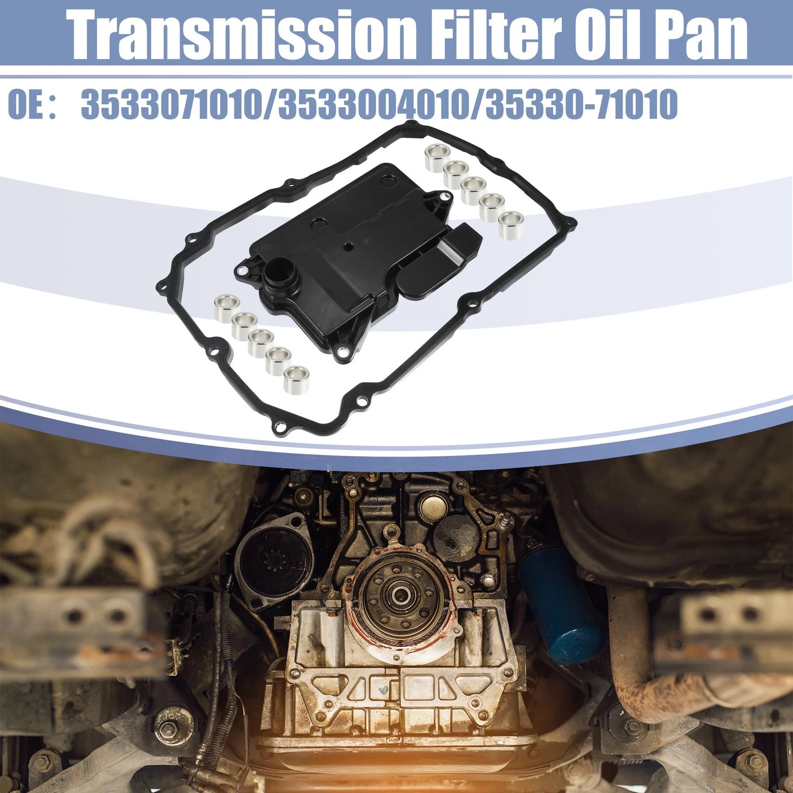 Automatic Transmission Filter Oil Pan Gasket Kit for Toyota Tacoma (2016–2021)