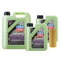 Oil Change Kit 7L Liqui Moly Molygen 5W-40 Mahle for Audi V6 3.0/3.2L