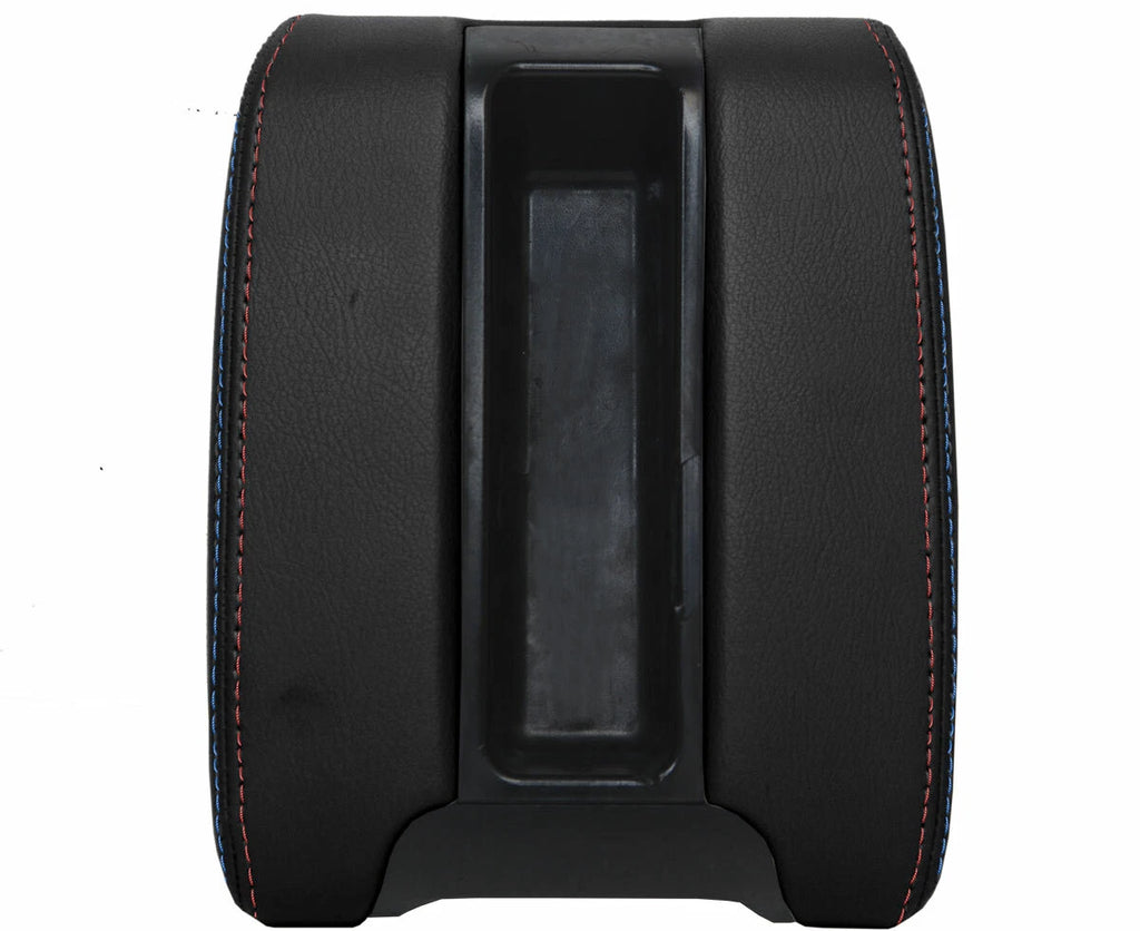 Leather Center Console Lid Armrest Cover for BMW E39 (1997–2003)