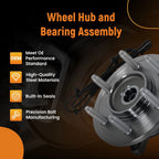 Front Wheel Hub Bearing Assembly for Ford F-150 (2004–2005) 515046 6 Stud