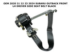 Front Left Seat Belt for Subaru Outback (2020–2024) - Black